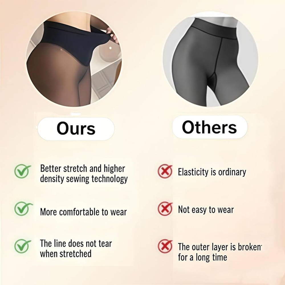 Collant foderati in pile con u - Tights Pantyhose Sheer recensione e prezzo